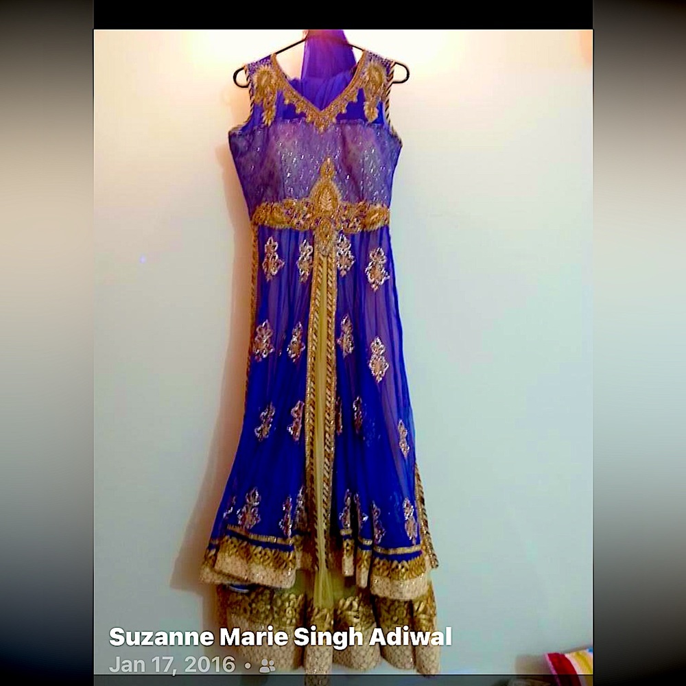Stunning Blue Indian dress